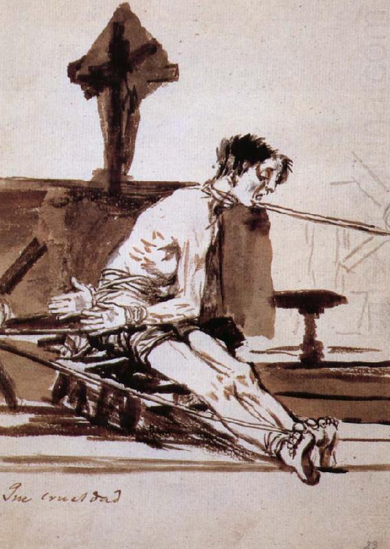 Que crueldad, Francisco Goya